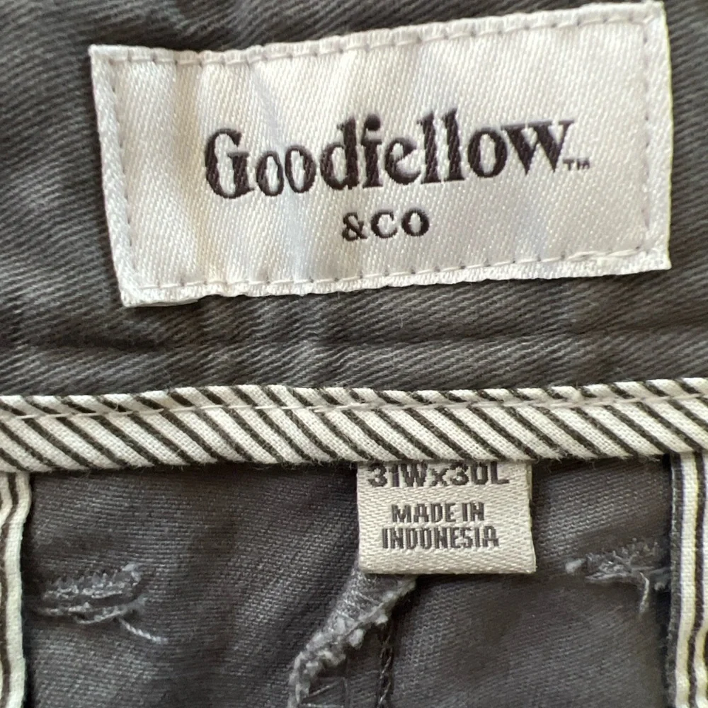 Goodfellow &Co Chino Pants Men’s 31x30 Gray The Every Wear Slim Straight Leg